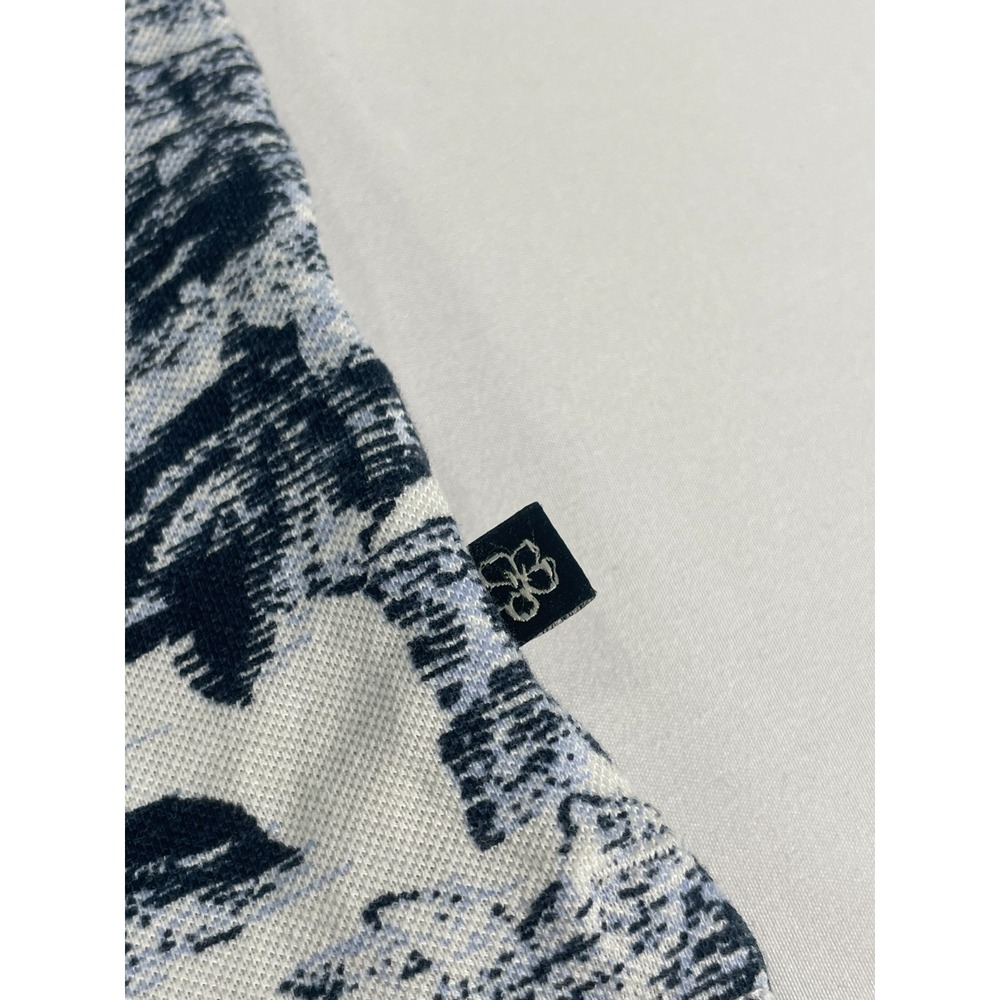 Ted Baker Polo Shirt Mens Size 5 Small Floral Print Short Sleeve Casual - Picture 2 of 10